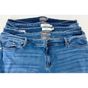 Torrid Denim Jeans Bundle Size 22R Slim  Super Soft Just At Fit 4 Pairs Medium
